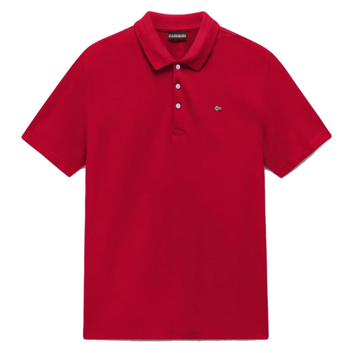 NAPAPIJRI POLO EALIS SHORT SLEEVE - C1-rosso - vista 3