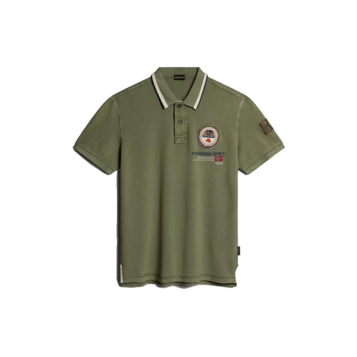 NAPAPIJRI GANDY SHORT SLEEVE POLO - Verde - immagine principale