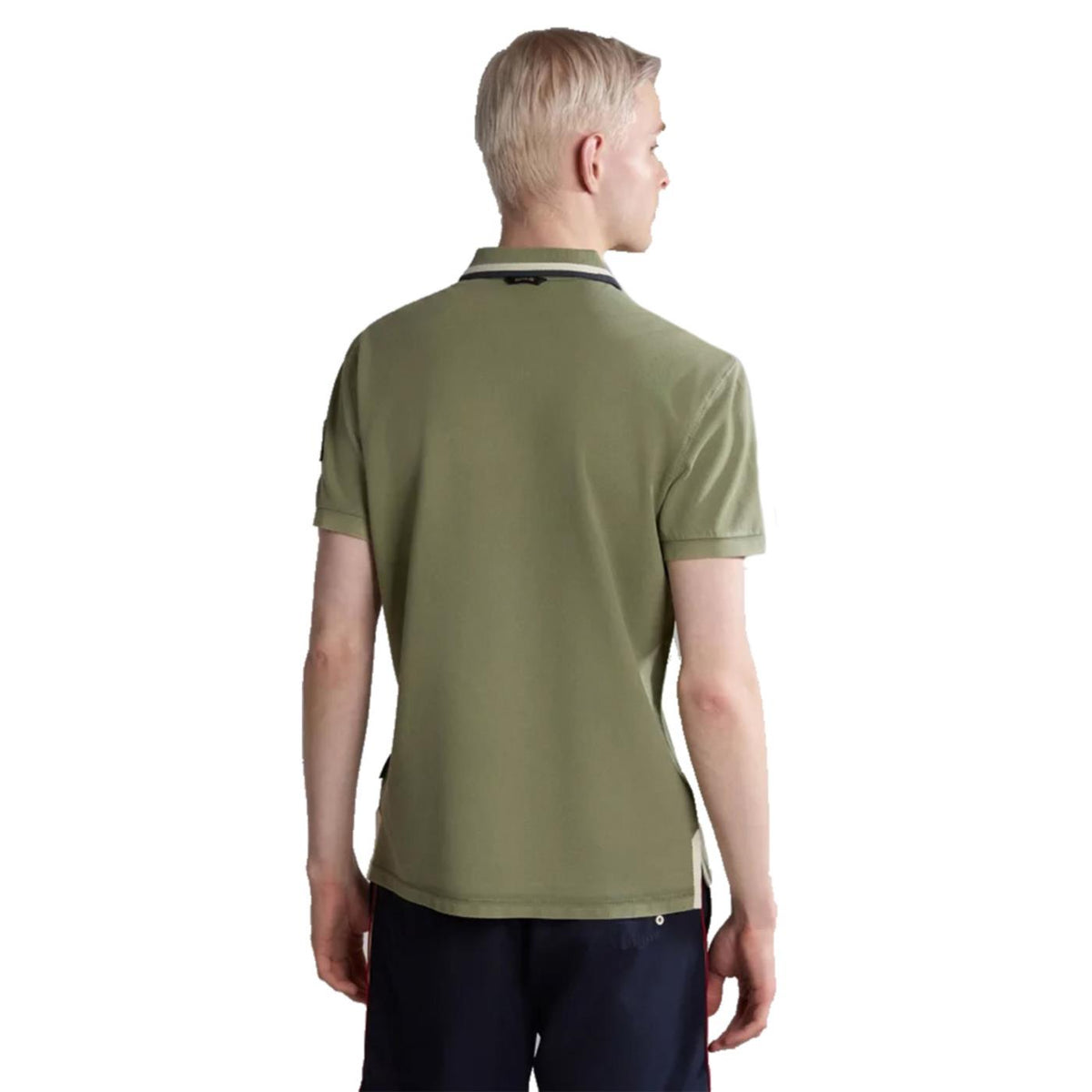 NAPAPIJRI GANDY SHORT SLEEVE POLO - Verde - vista 4