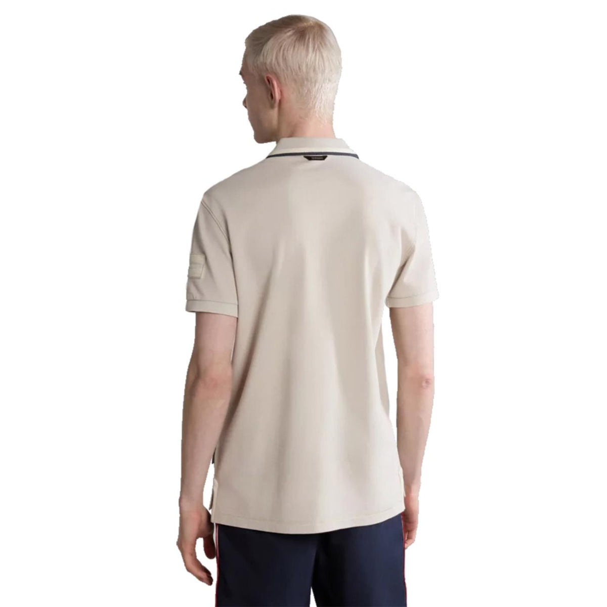 NAPAPIJRI GANDY SHORT SLEEVE POLO - Grigio chiaro - vista 4
