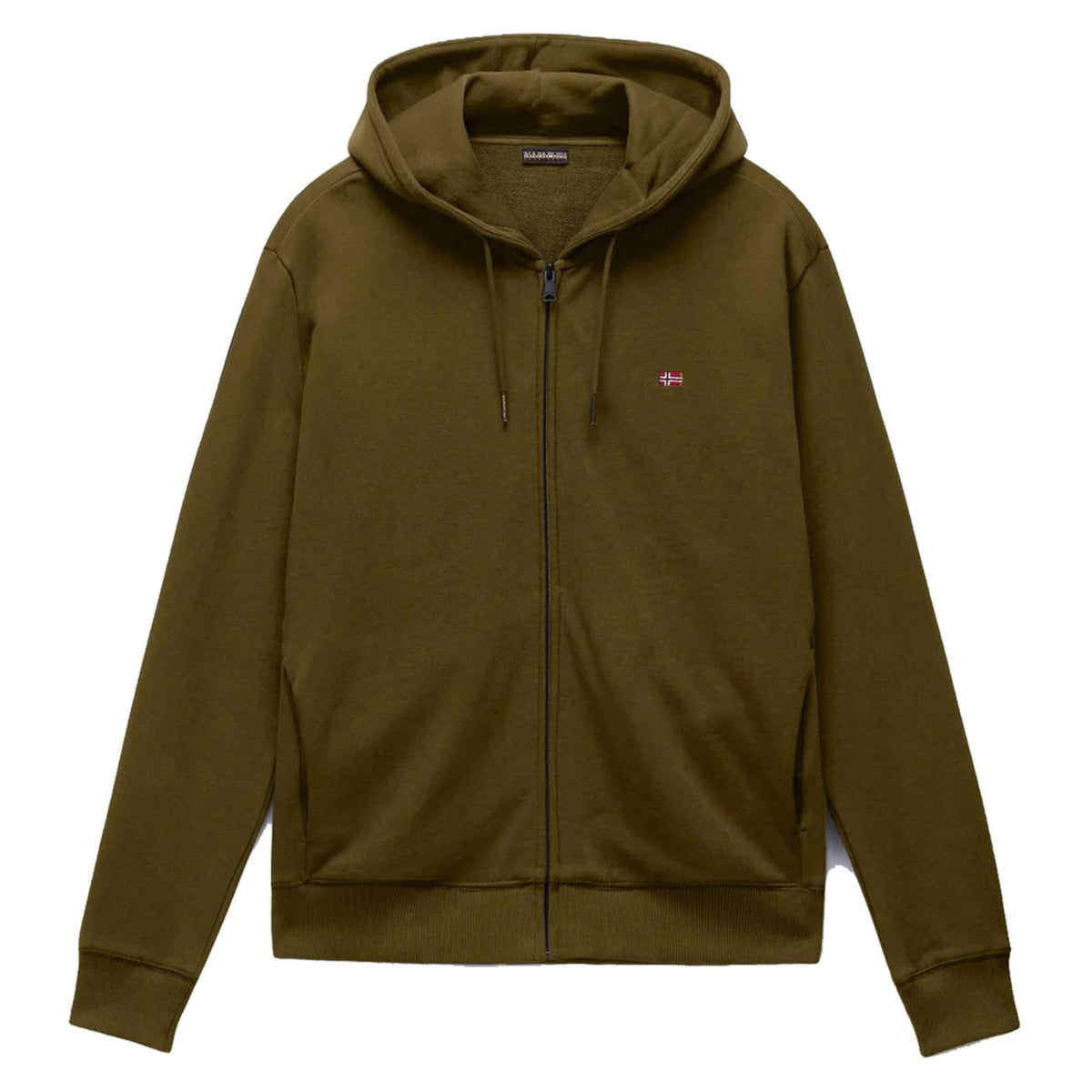 NAPAPIJRI FELPA BALIS FULL ZIP HOOD - Militare - vista 4