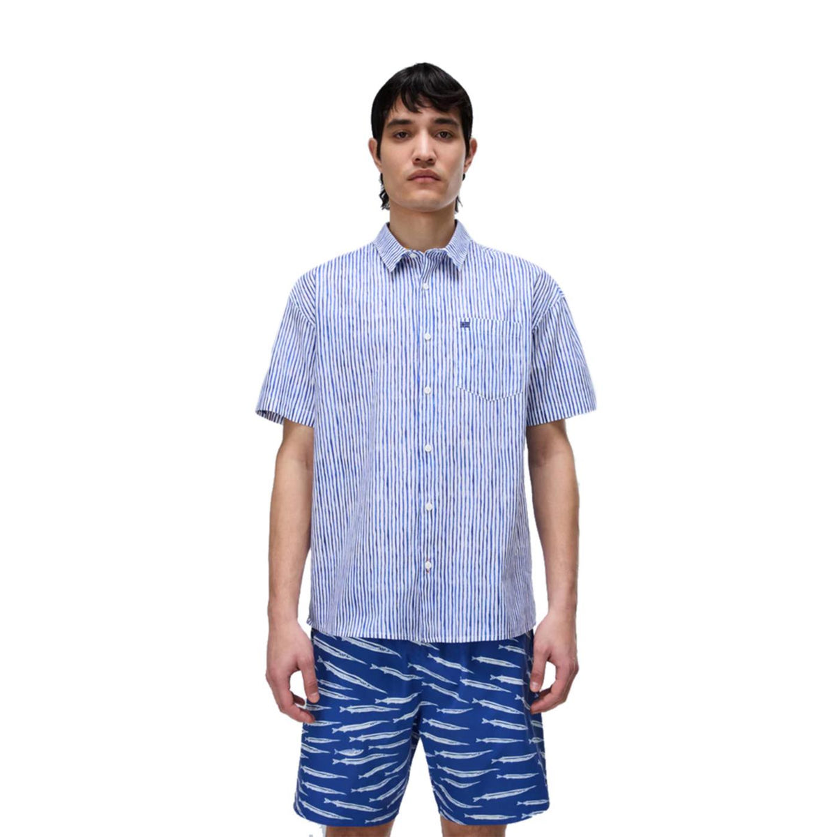 NAPAPIJRI CAMICIA G-ELIOR SS AOP - Bianco - immagine principale