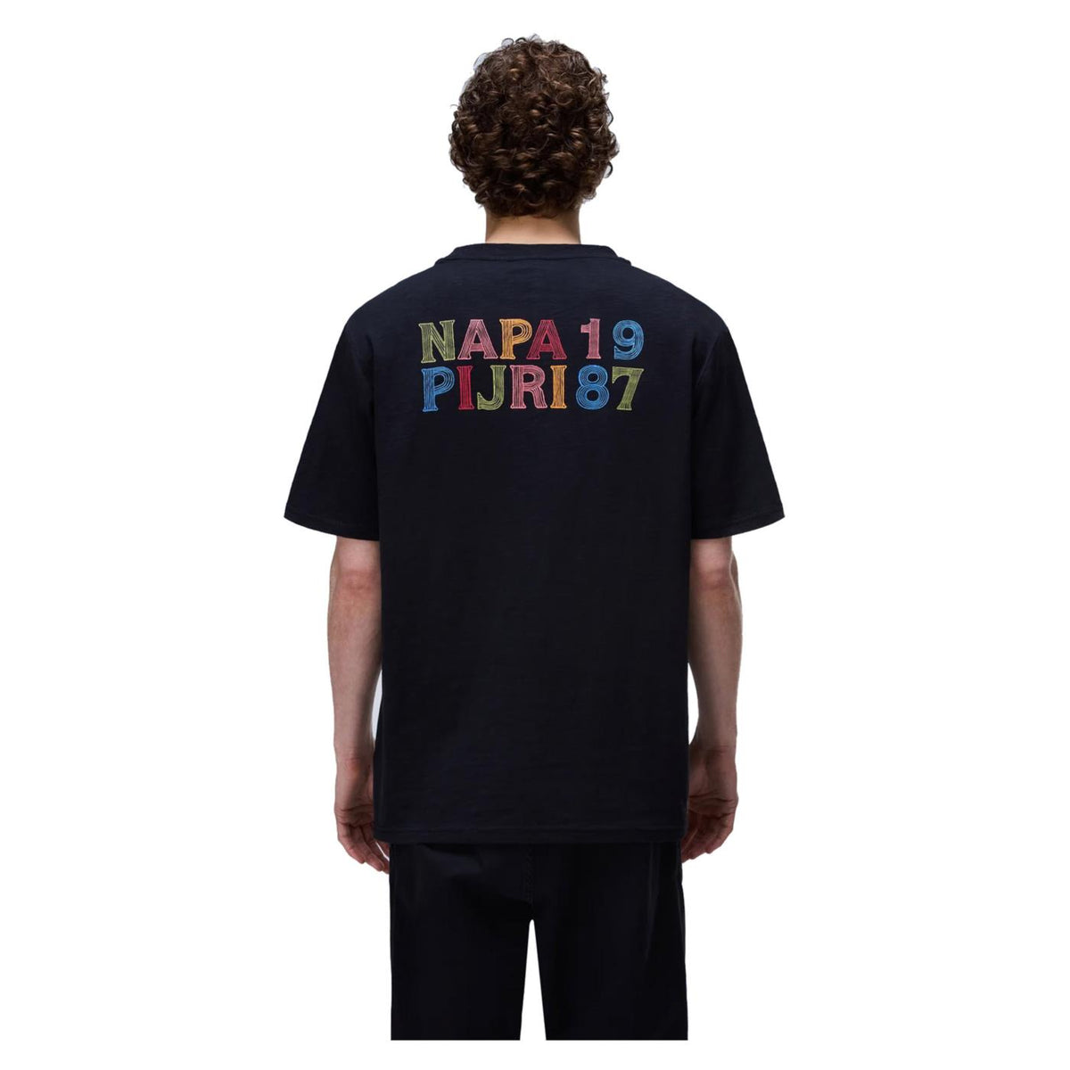 NAPAPIJRI T-SHIRT S-ELIOR SS - Nero - vista 2
