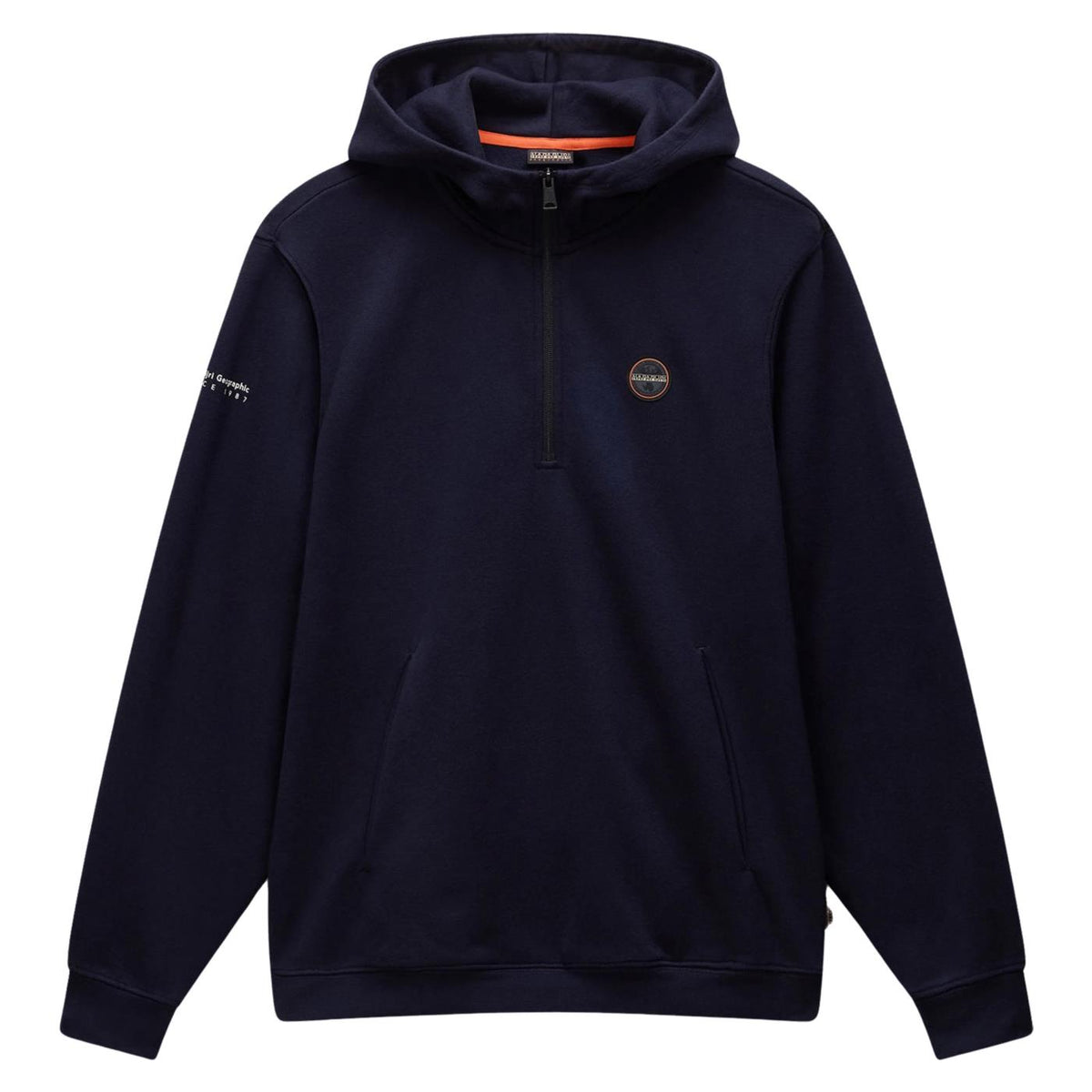 NAPAPIJRI B-BADGE HALF ZIP HOOD