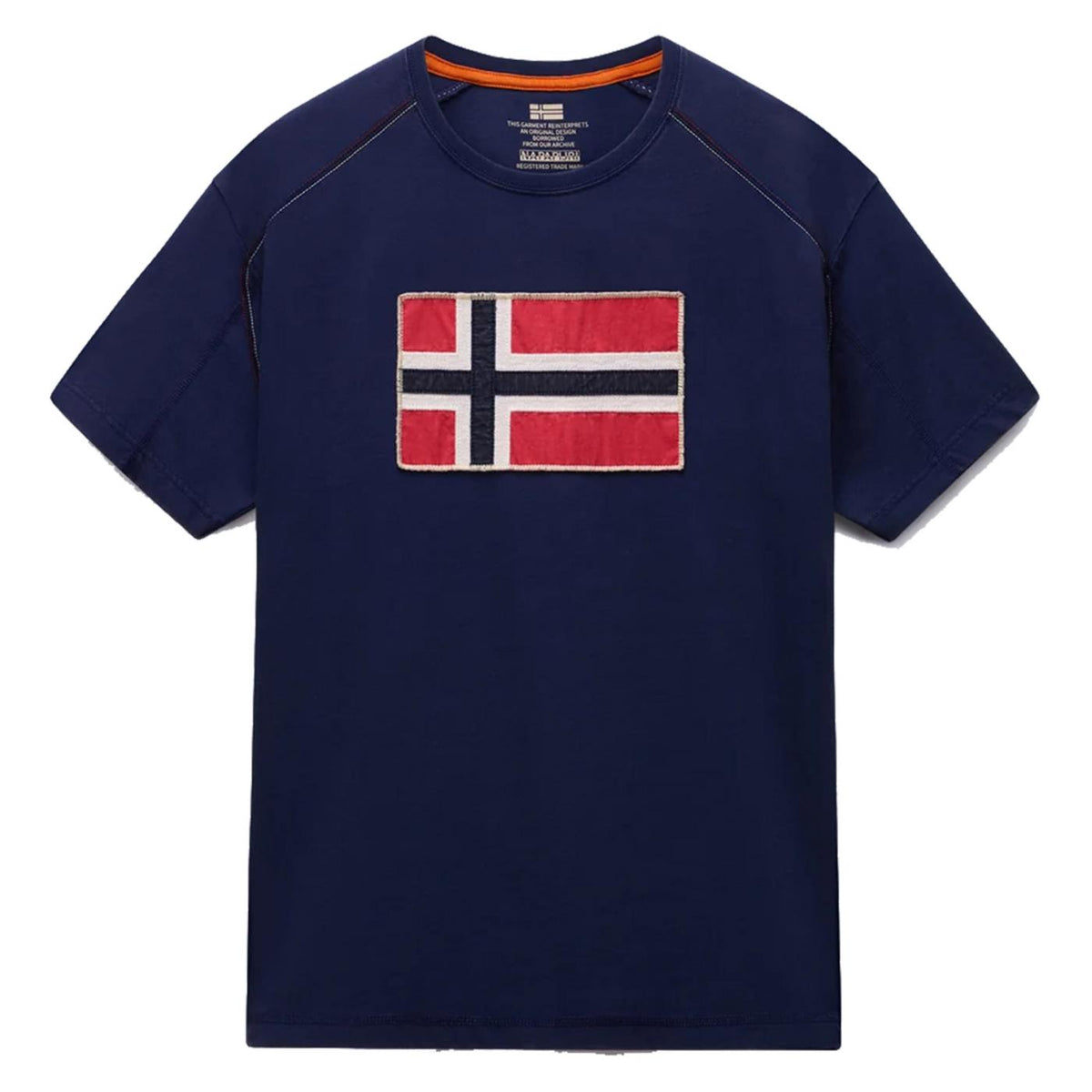 NAPAPIJRI T-SHIRT S-REFLECT SS - C1-blu - vista 4