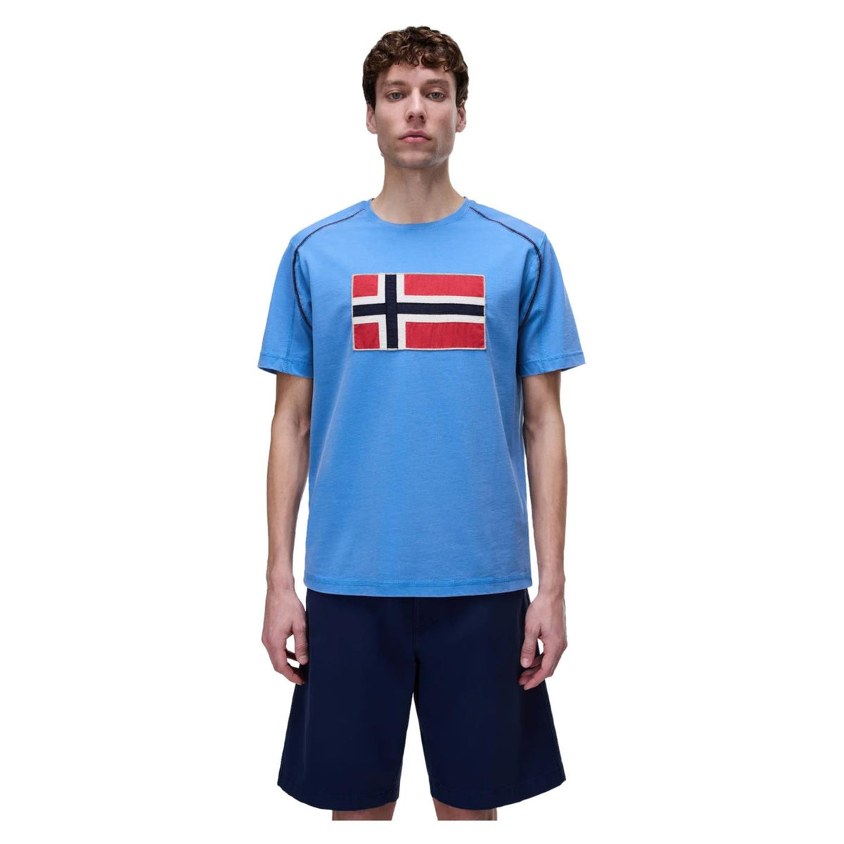 NAPAPIJRI T-SHIRT S-REFLECT SS - C1-azzurro - immagine principale
