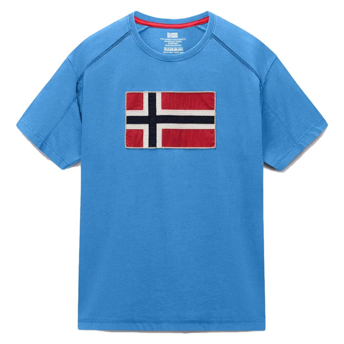 NAPAPIJRI T-SHIRT S-REFLECT SS - C1-azzurro - vista 4