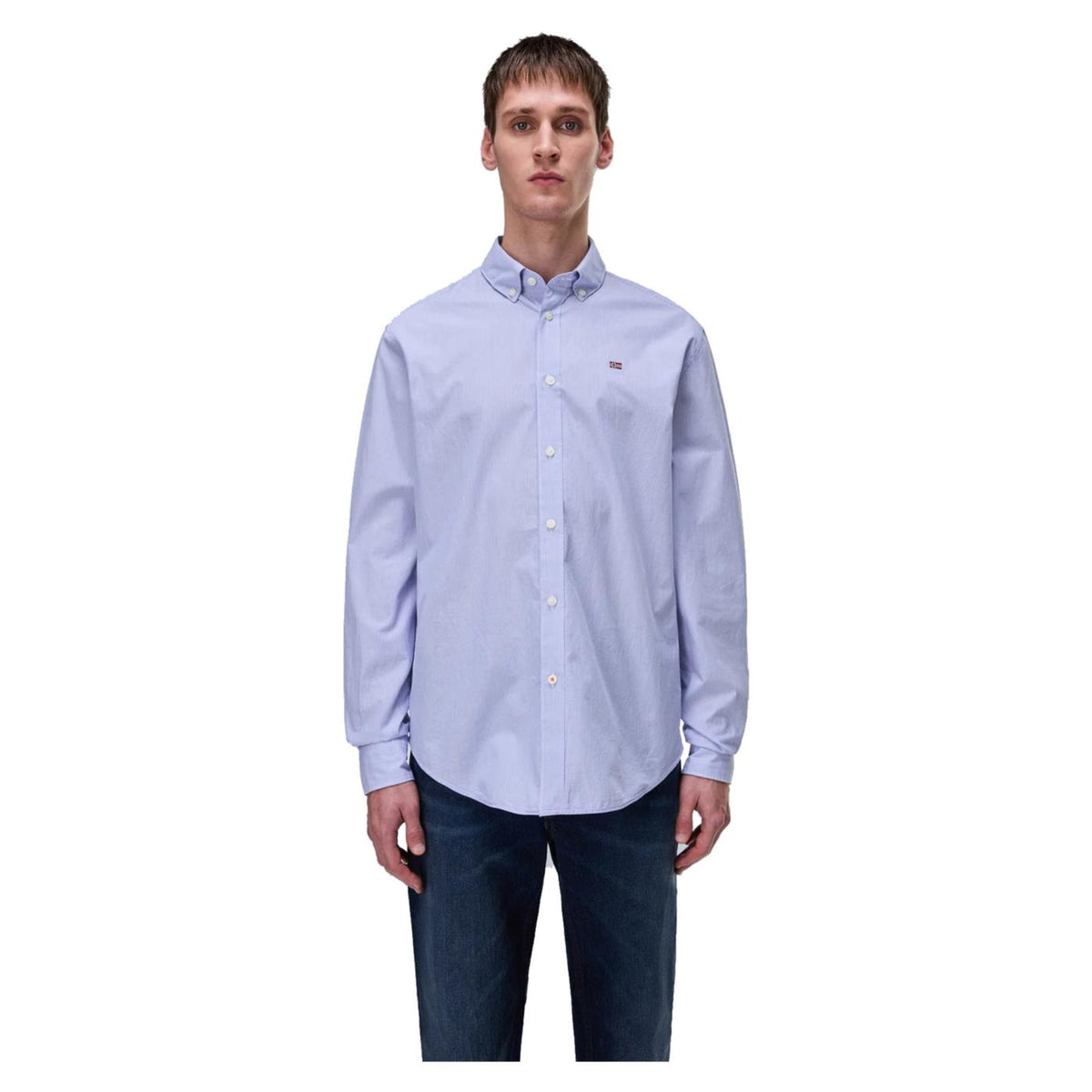 NAPAPIJRI G-TERRA LONG SLEEVE - Azzurro - immagine principale