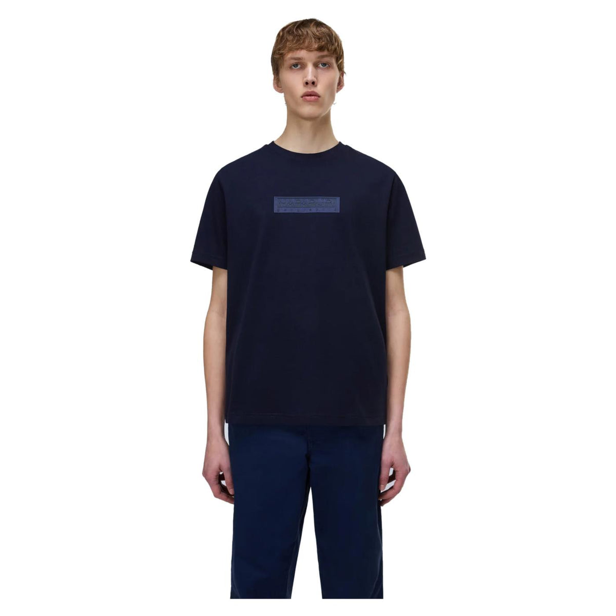 NAPAPIJRI T-SHIRT S-BOX LOGO SS - C1-blu - immagine principale