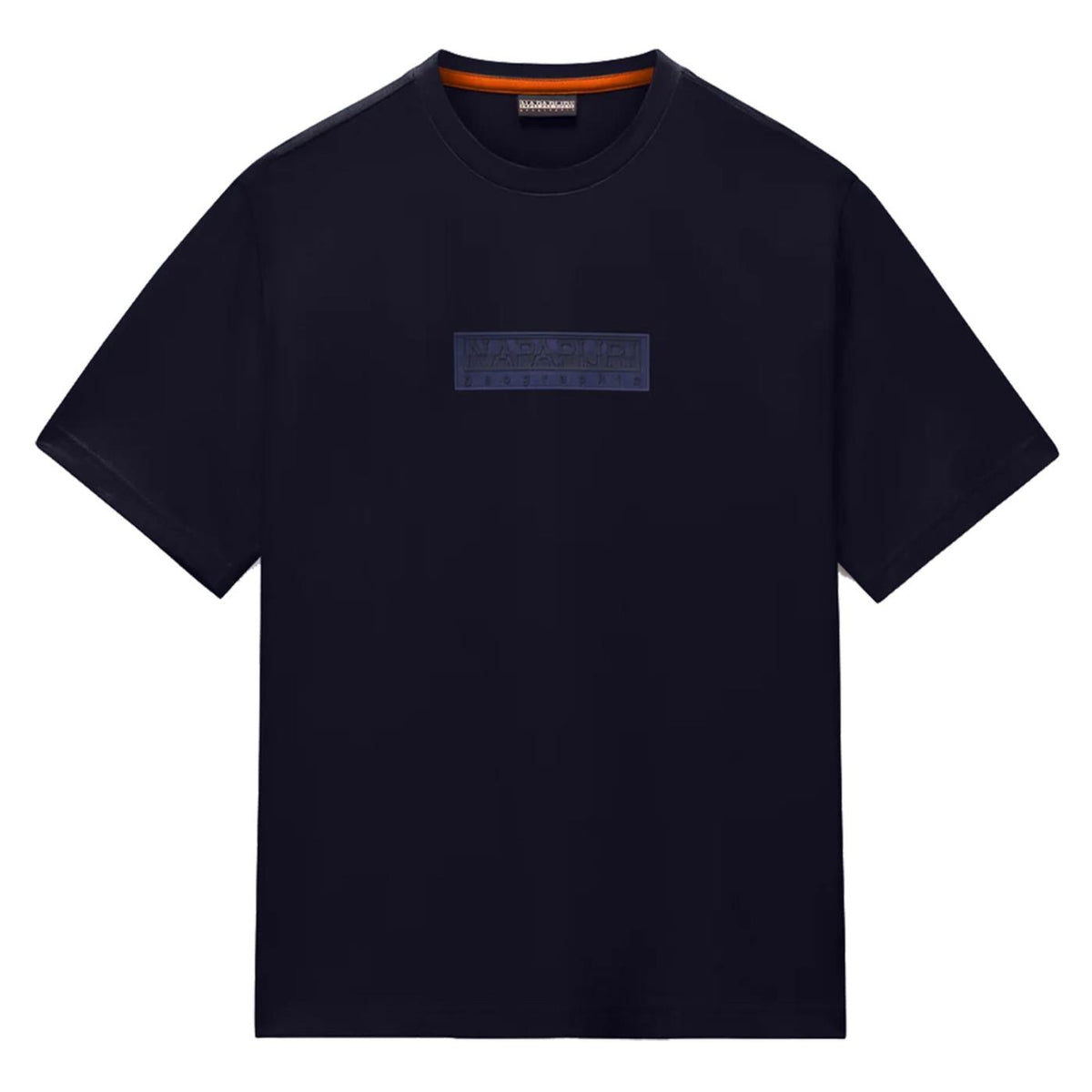 NAPAPIJRI T-SHIRT S-BOX LOGO SS - C1-blu - vista 3