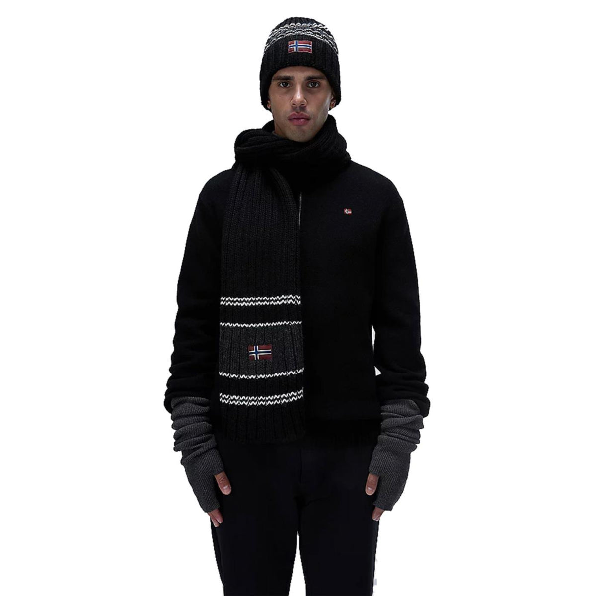 NAPAPIJRI F-AREUSE SCARF BLACK