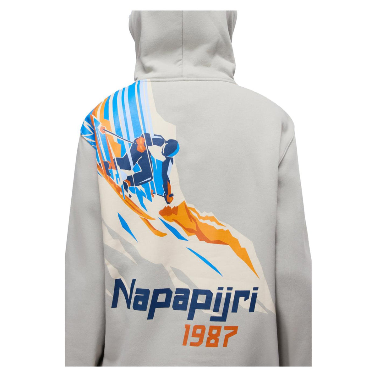 NAPAPIJRI B-FIEMME HOOD - Grigio chiaro - vista 5