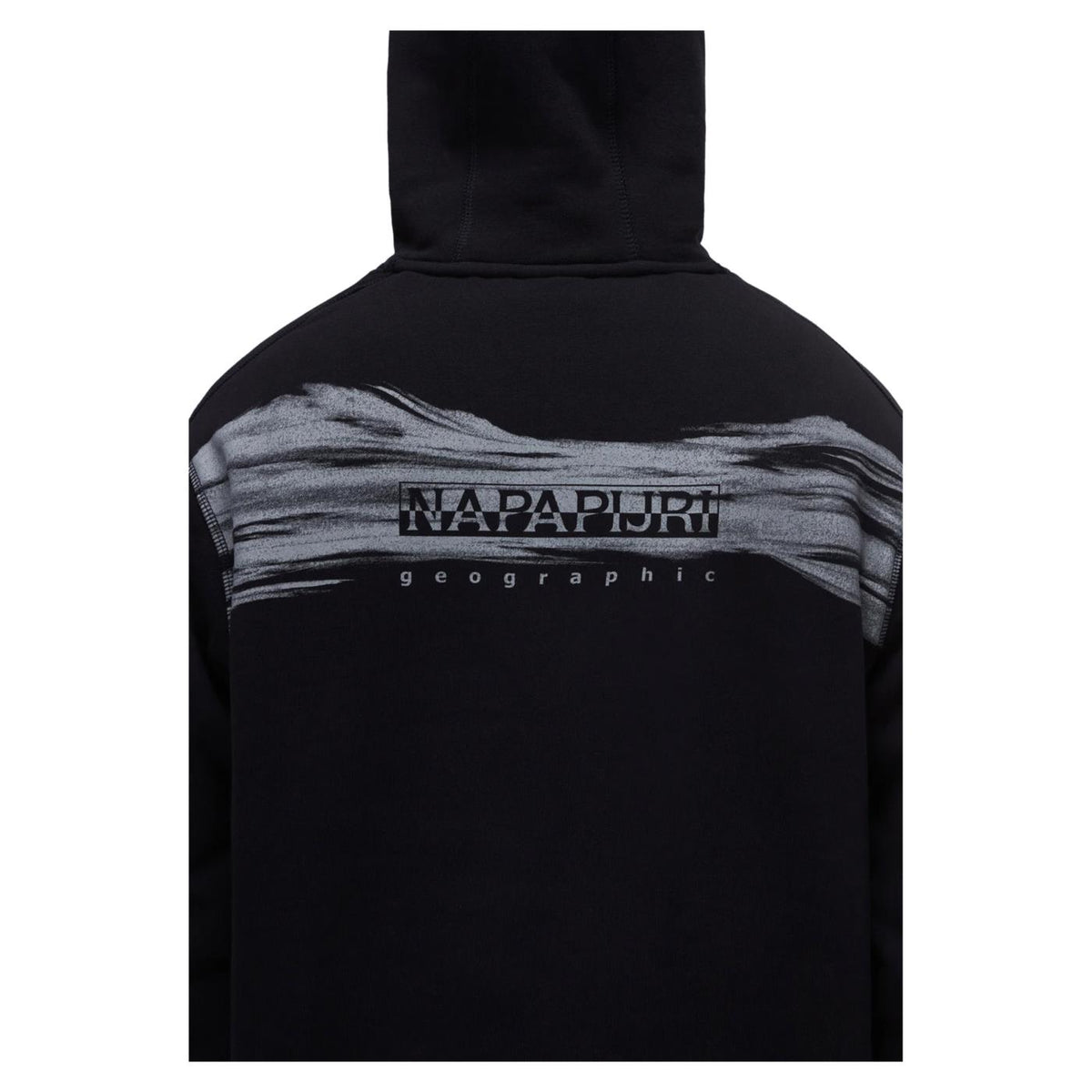 NAPAPIJRI B-BACK GRAPHIC HOOD - Nero - vista 5