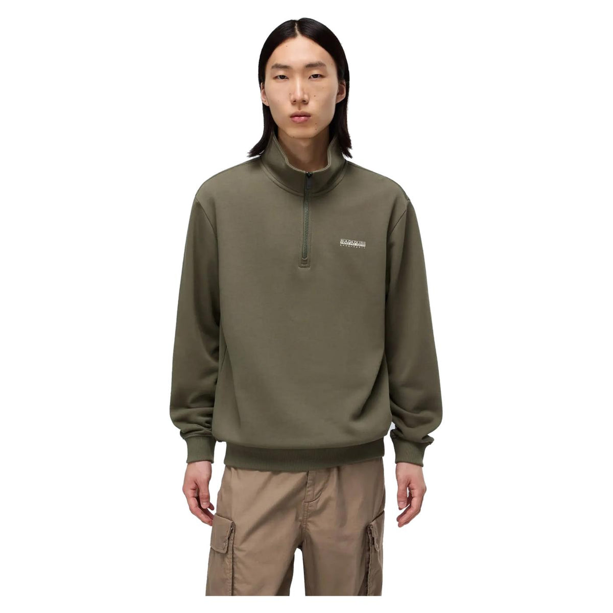 NAPAPIJRI B-SMALL BOX HALF ZIP - Militare - immagine principale