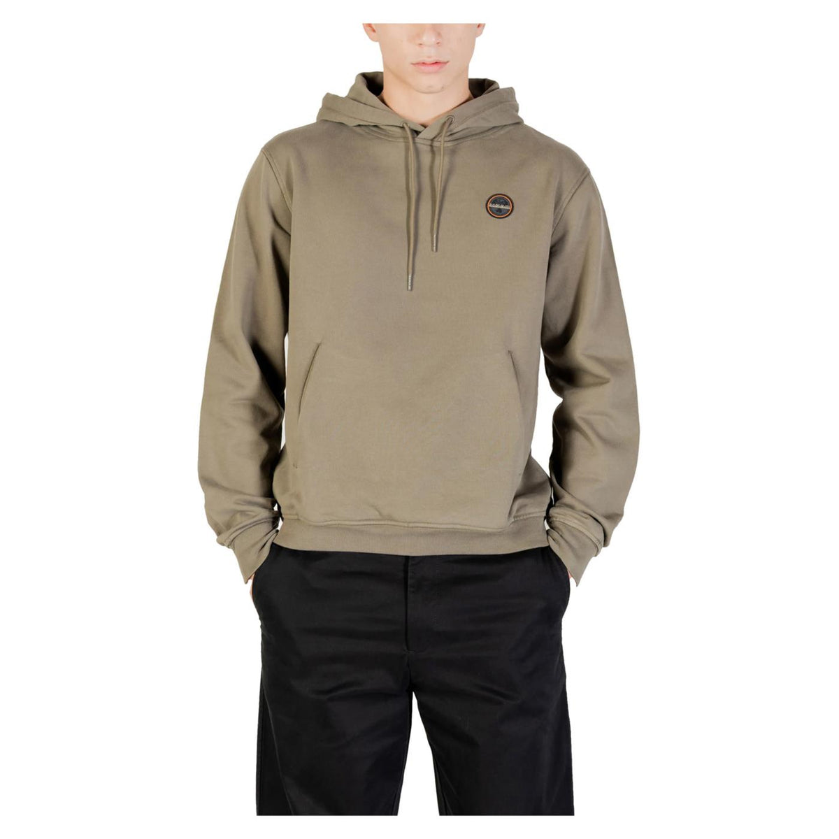 NAPAPIJRI FELPA B-BADGE HOODY - Militare - immagine principale