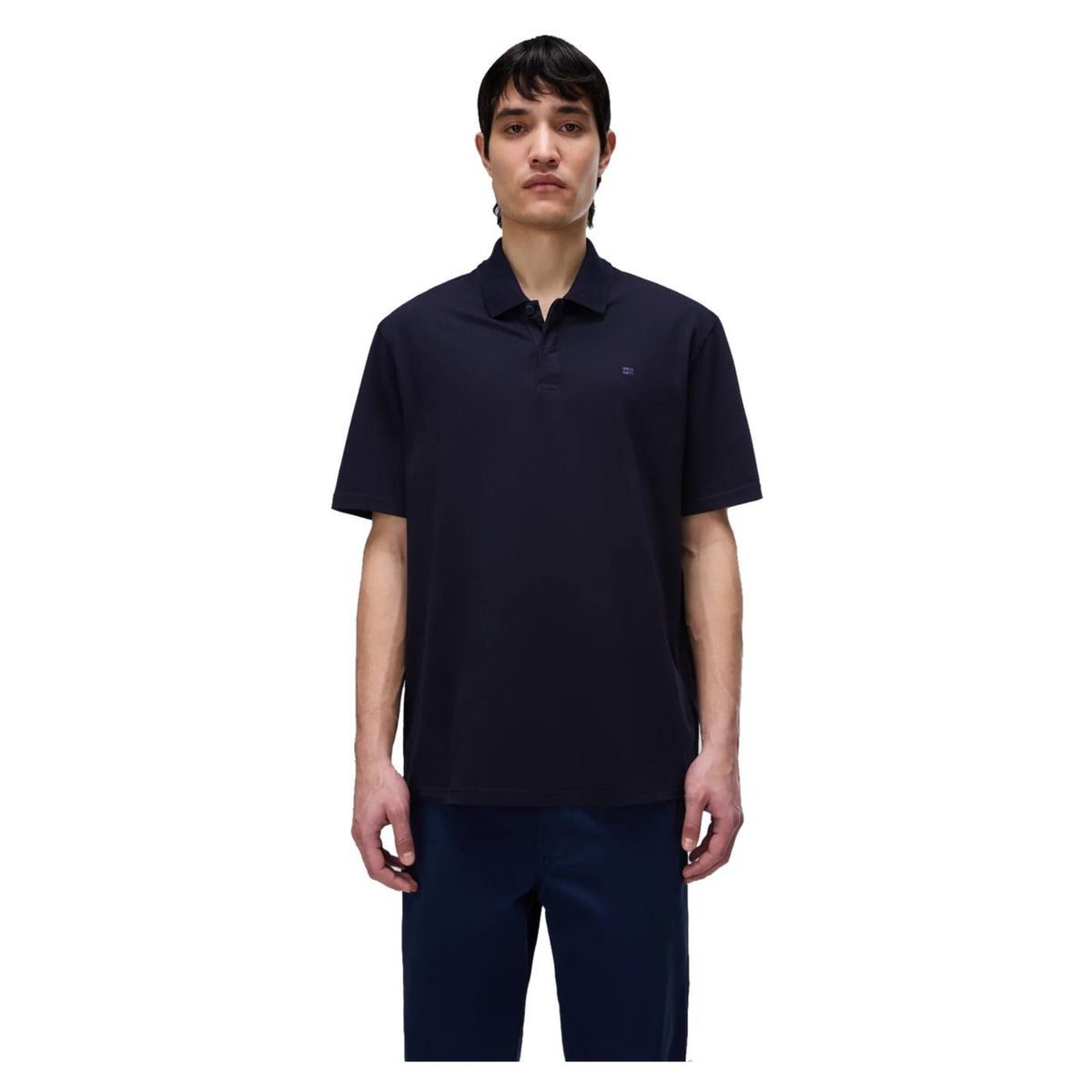 NAPAPIJRI POLO E-NEDLES SS - C1-blu - immagine principale