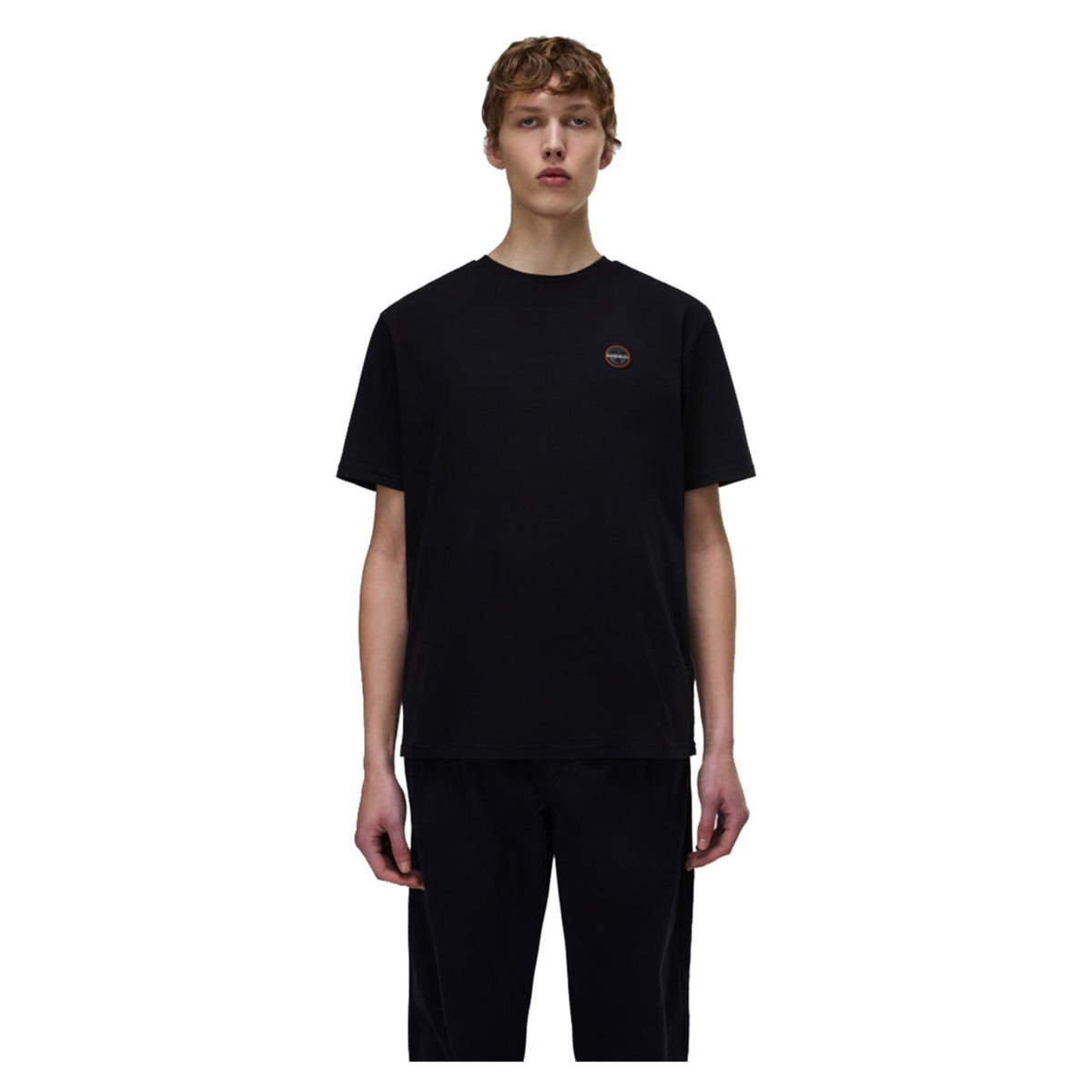 NAPAPIJRI T-SHIRT S-BADGE SS - C1-nero - immagine principale