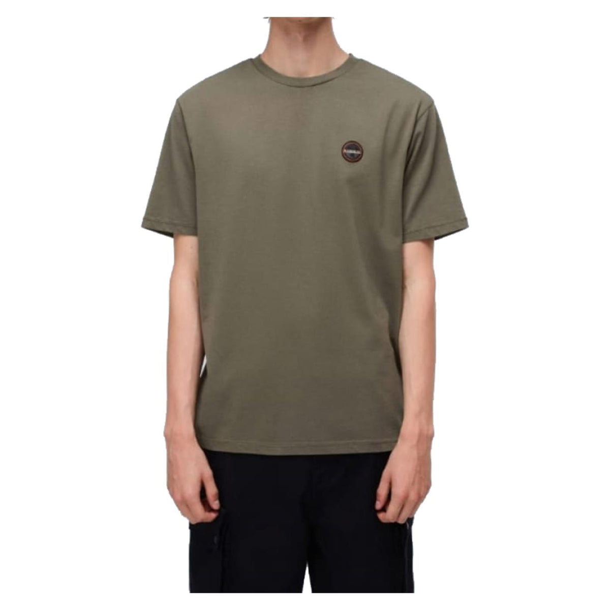 NAPAPIJRI T-SHIRT S-BADGE SS - C1-militare - immagine principale