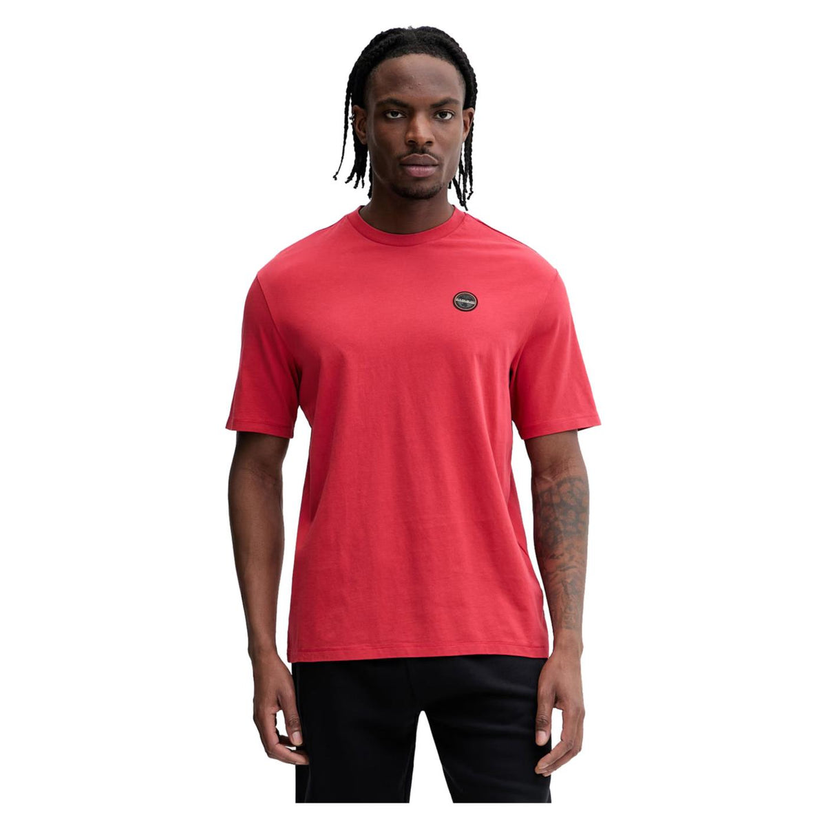 NAPAPIJRI T-SHIRT S-BADGE SS - C1-rosso - immagine principale