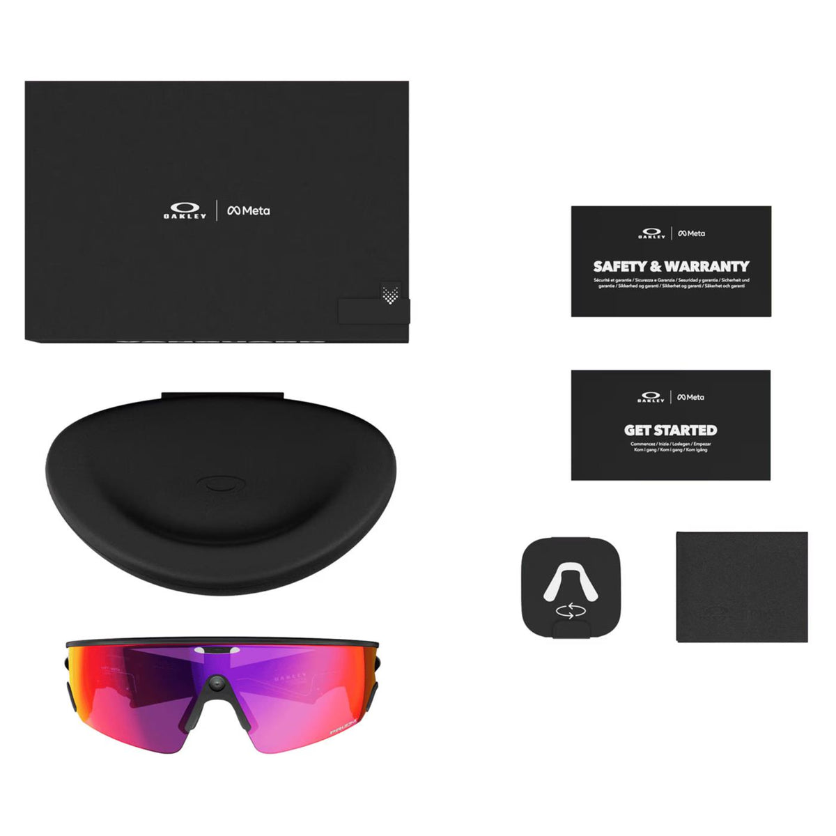OAKLEY META VANGUARD PRIZM ROAD - Nero - vista 7