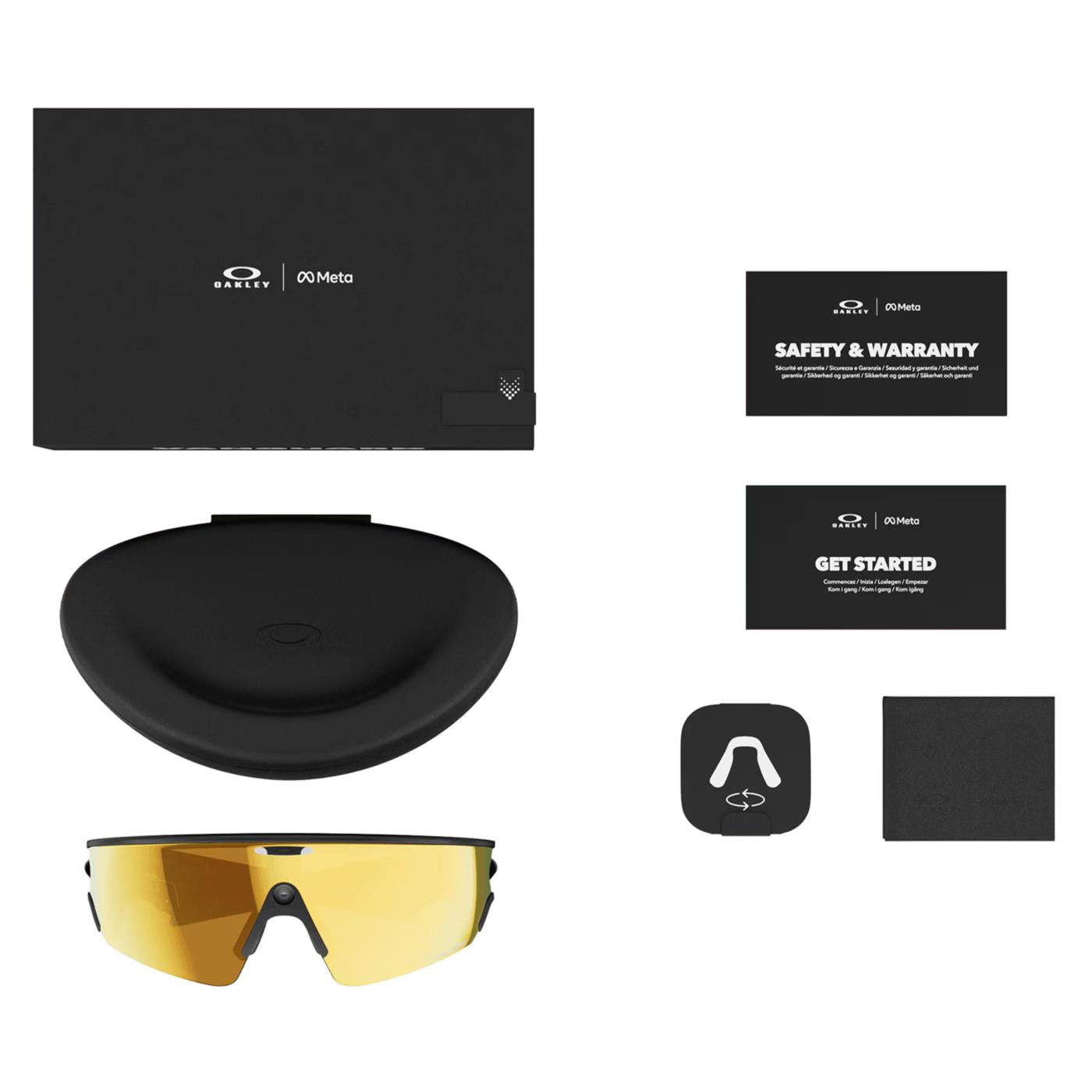 OAKLEY META VANGUARD PRIZM 24K - Nero - vista 7