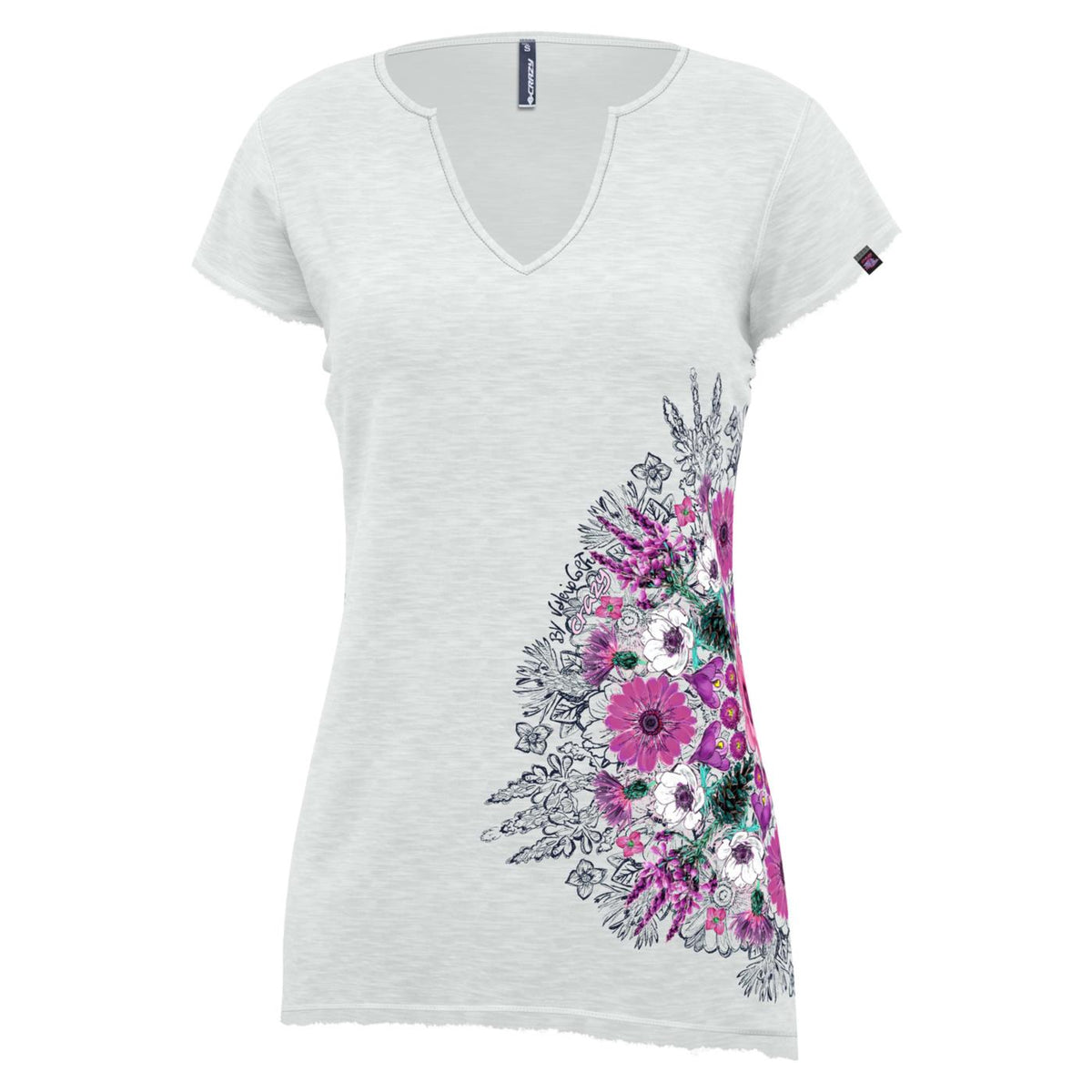 CRAZY IDEA T-SHIRT MANDALA WOMAN