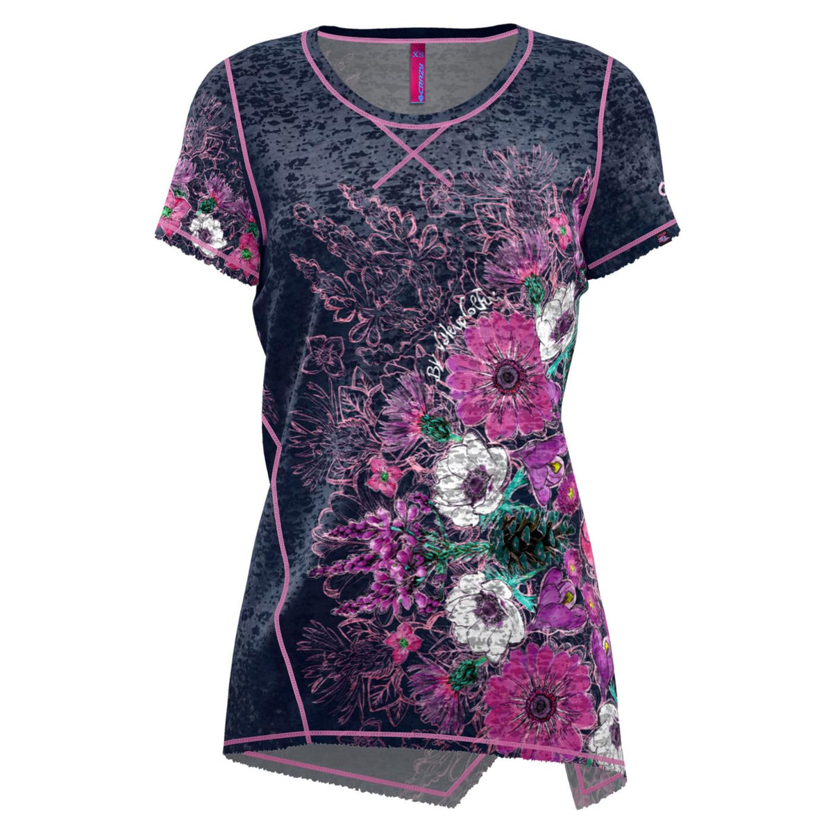 CRAZY IDEA T-SHIRT ALOHA WOMAN