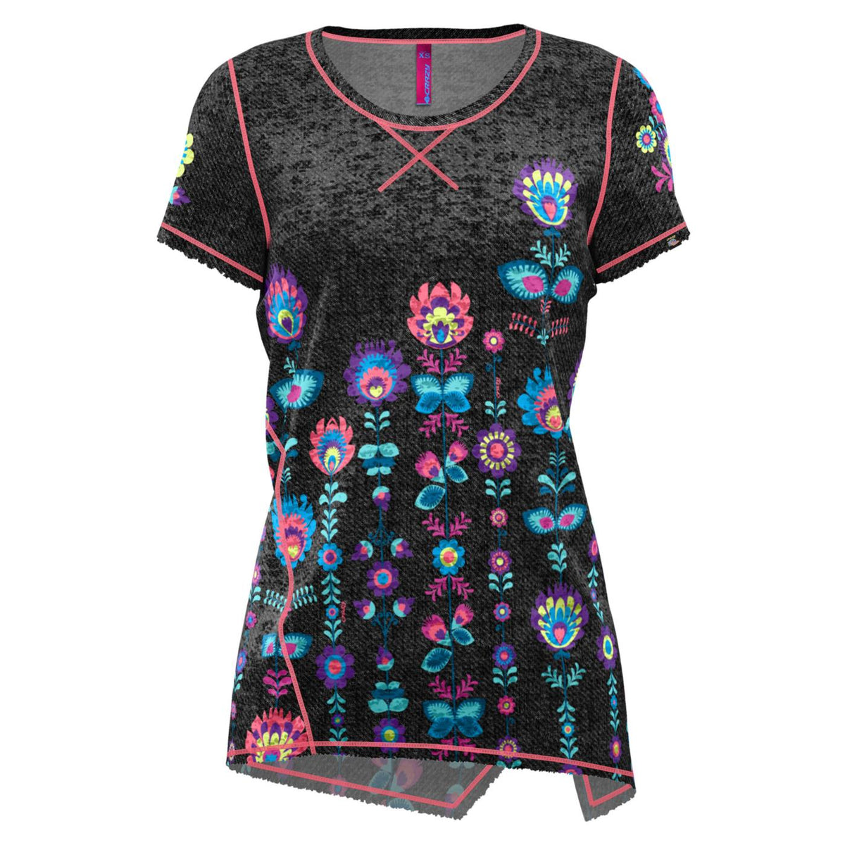 CRAZY IDEA T-SHIRT ALOHA WOMAN