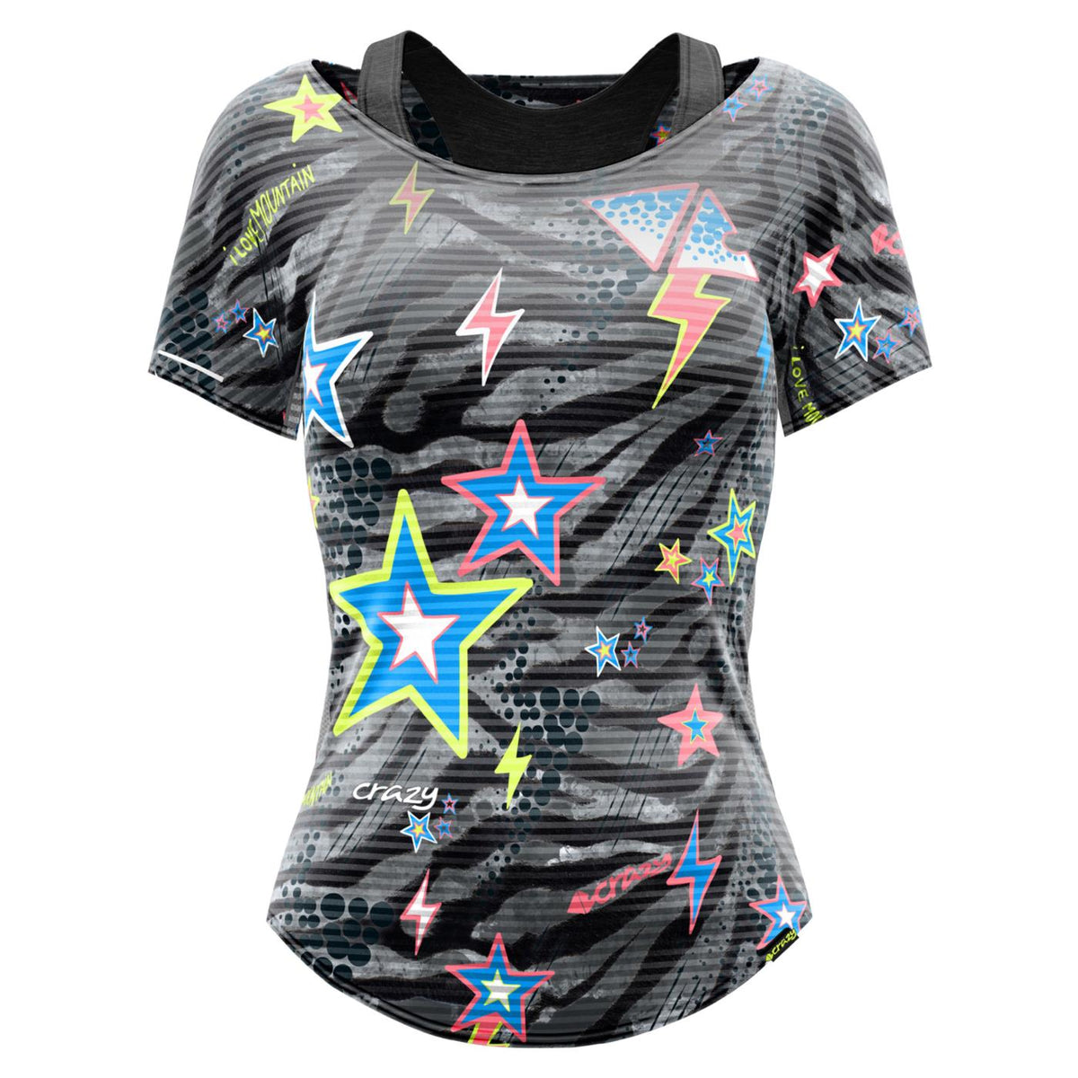 CRAZY IDEA T-SHIRT SLASH WOMAN