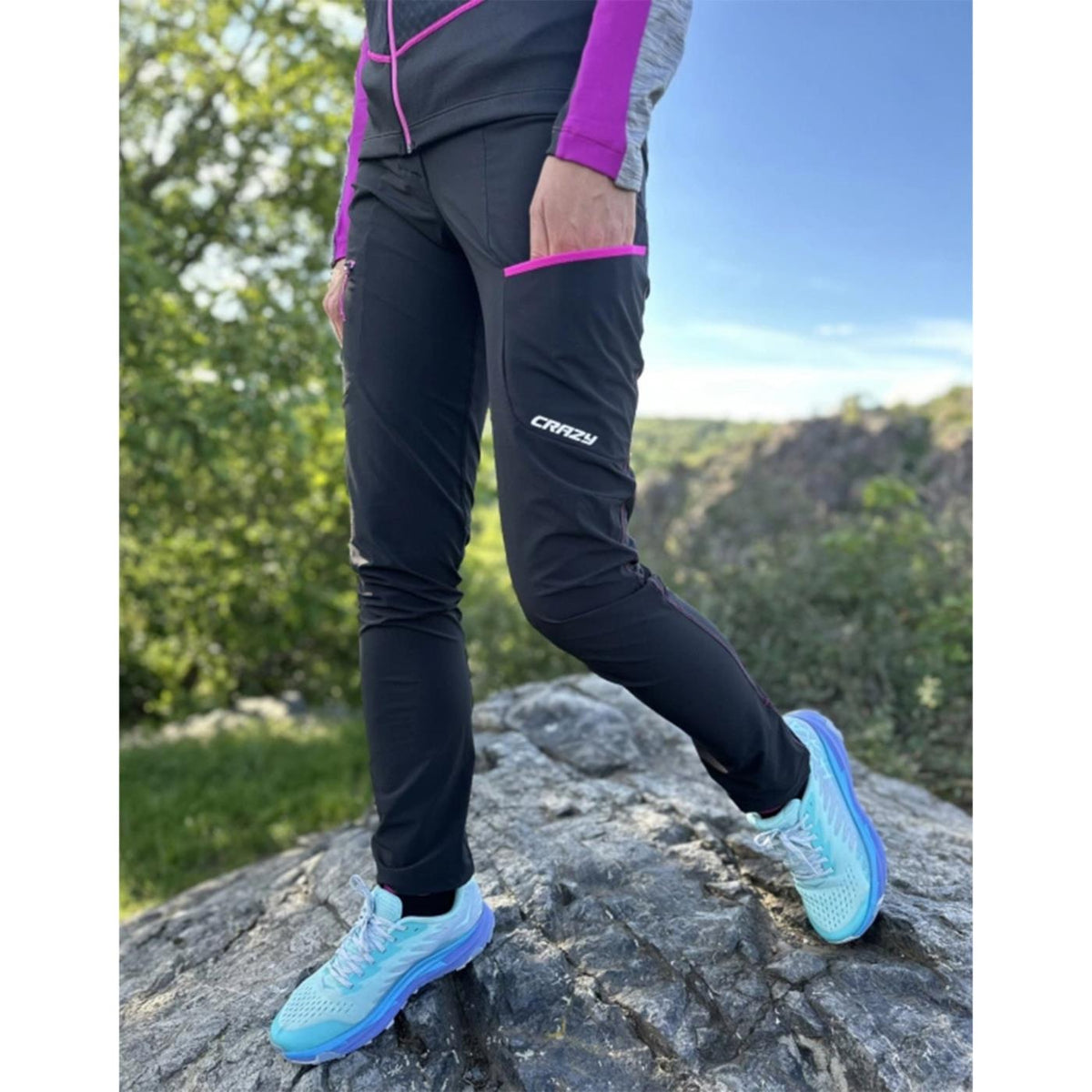CRAZY IDEA PANT TRAVERSE WOMAN - seconda immagine