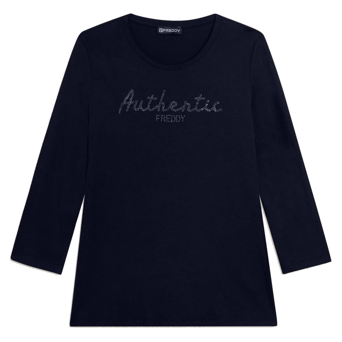 FREDDY TEE 3/4 COLLEGE LUXE - Blu - immagine principale