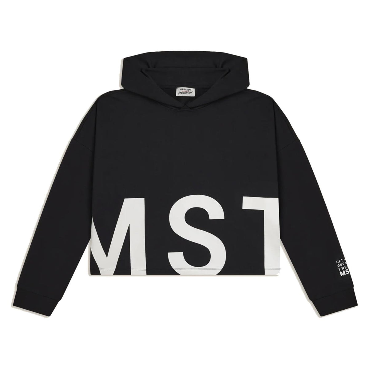 FREDDY MASTER FELPA HOOD CROPPED - Nero - immagine principale