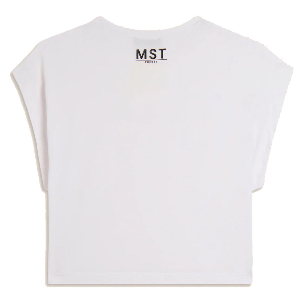 FREDDY MASTER STRETCH CROP TEE - Bianco - vista 4