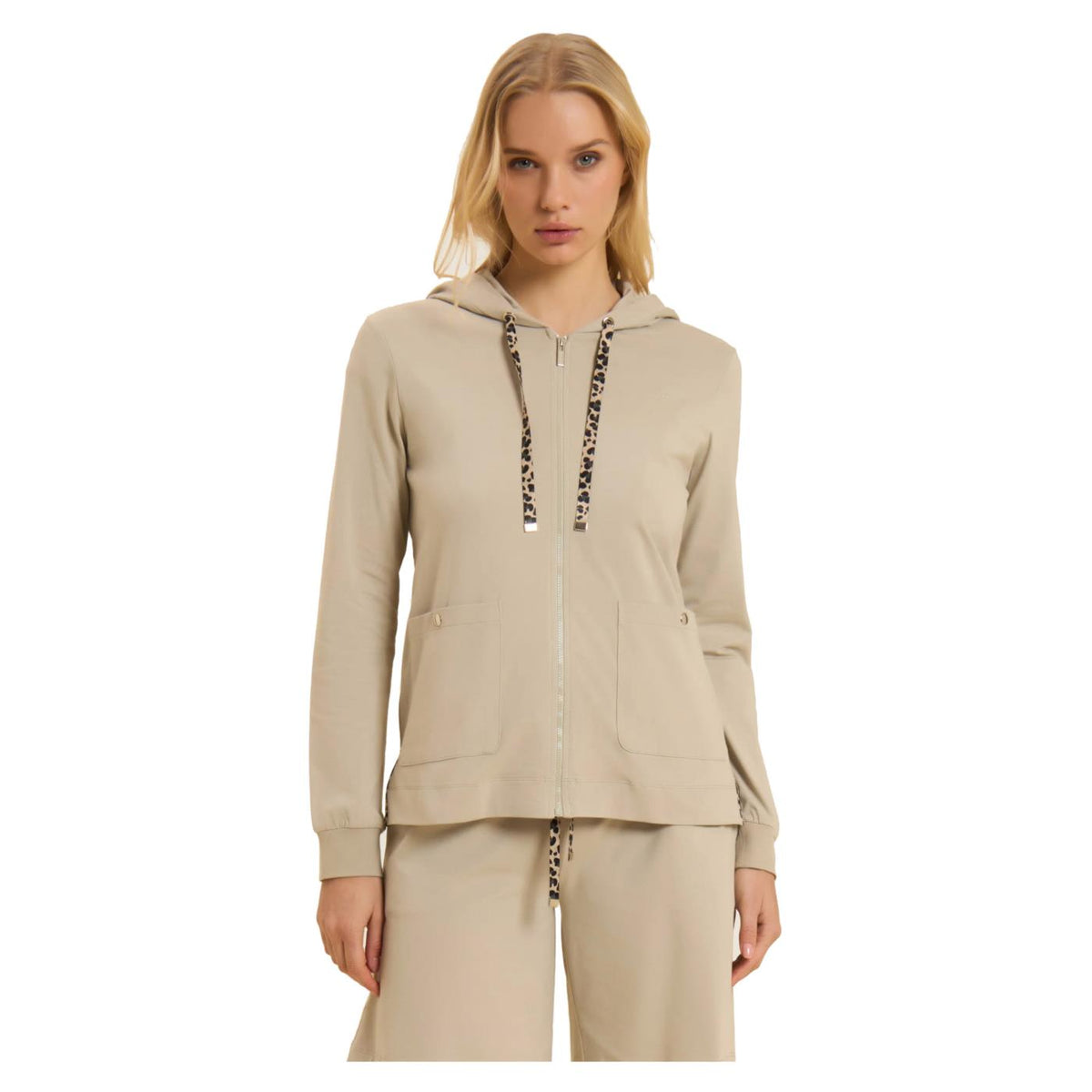 FREDDY FELPA SLOUNGE HOODIE FZ