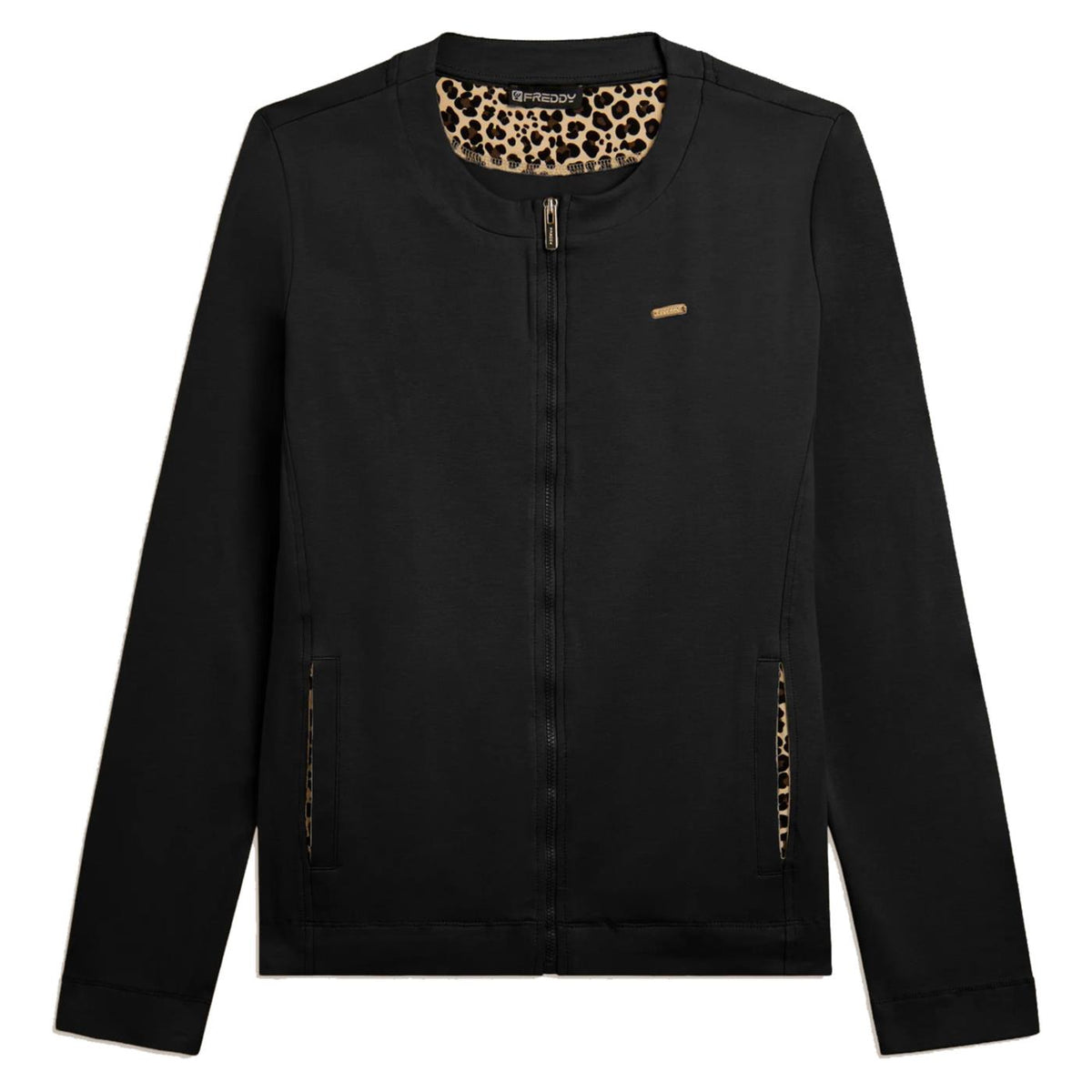 FREDDY FELPA FULL ZIP SLOUNGE - Nero - immagine principale