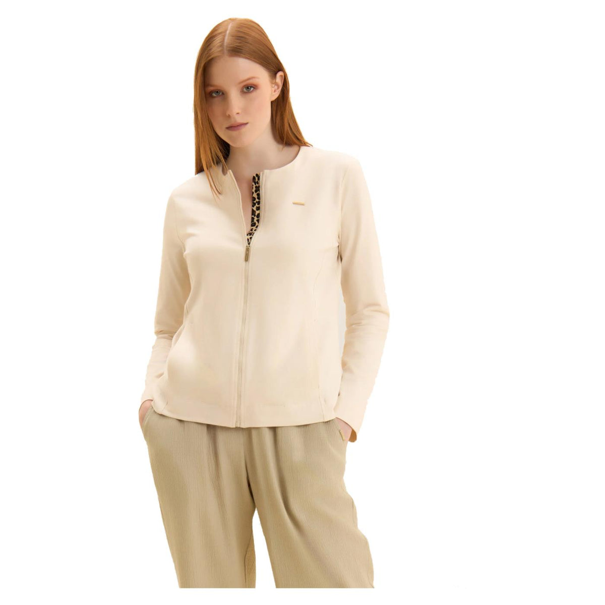 FREDDY FELPA FULL ZIP SLOUNGE - Beige - immagine principale