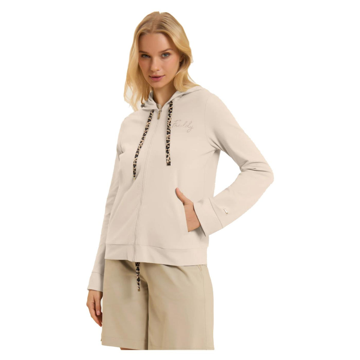 FREDDY FELPA SLOUNGE FZ HOODIE