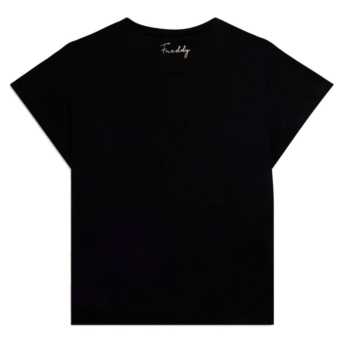 FREDDY T-SHIRT SS SLOUNGE MODAL - Nero - vista 2