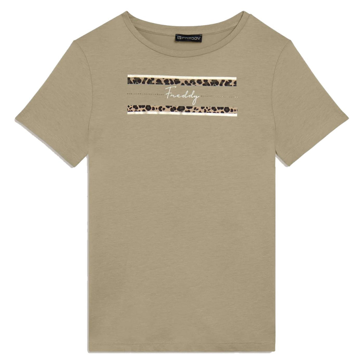 FREDDY T-SHIRT SS SLOUNGE MODAL - Marrone chiaro - immagine principale