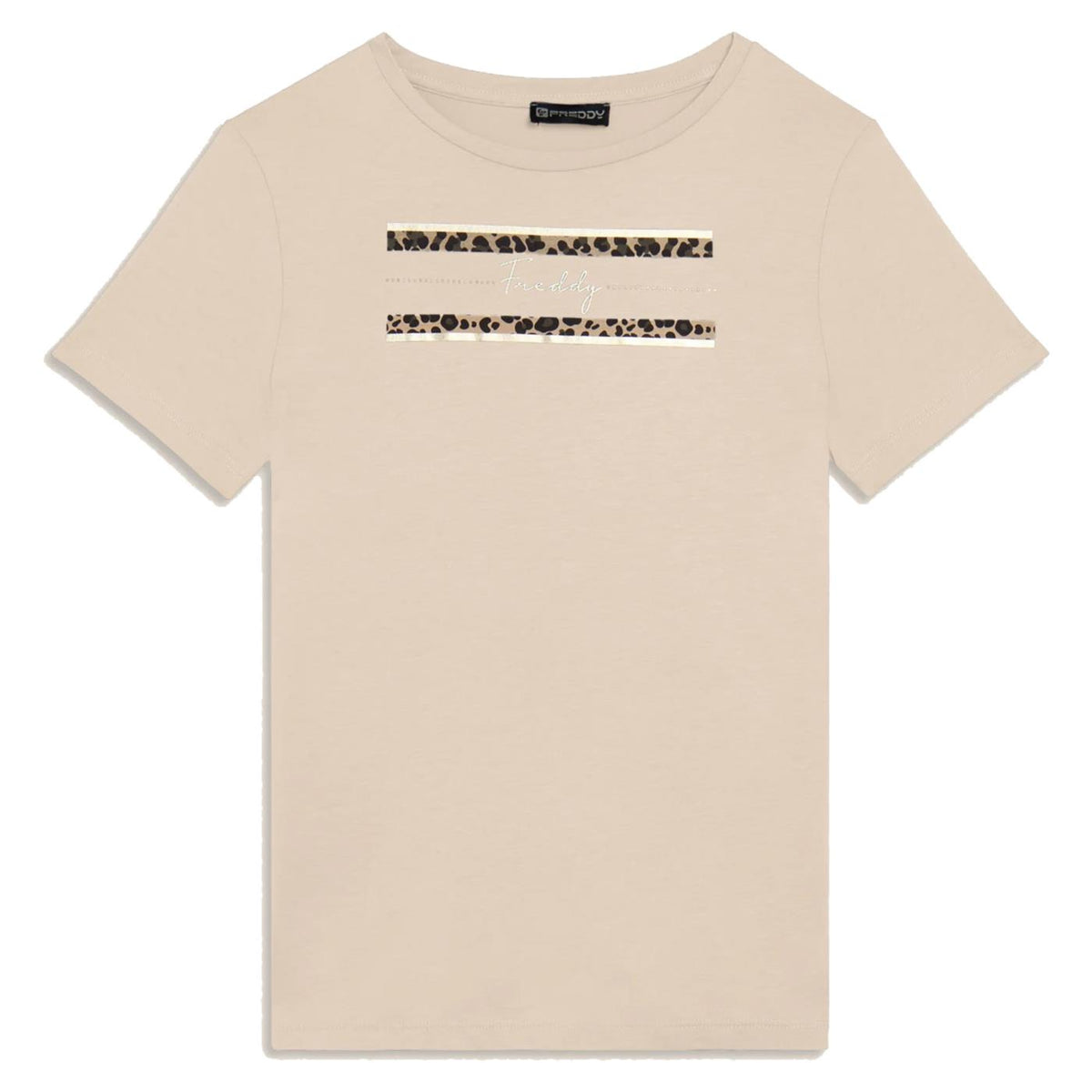 FREDDY T-SHIRT SS SLOUNGE MODAL - Bianco - immagine principale