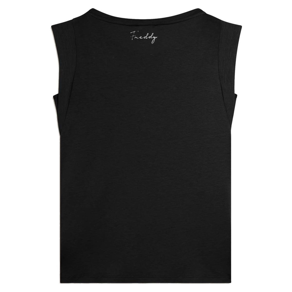 FREDDY T-SHIRT SM MODAL SLOUNGE - Nero - vista 2