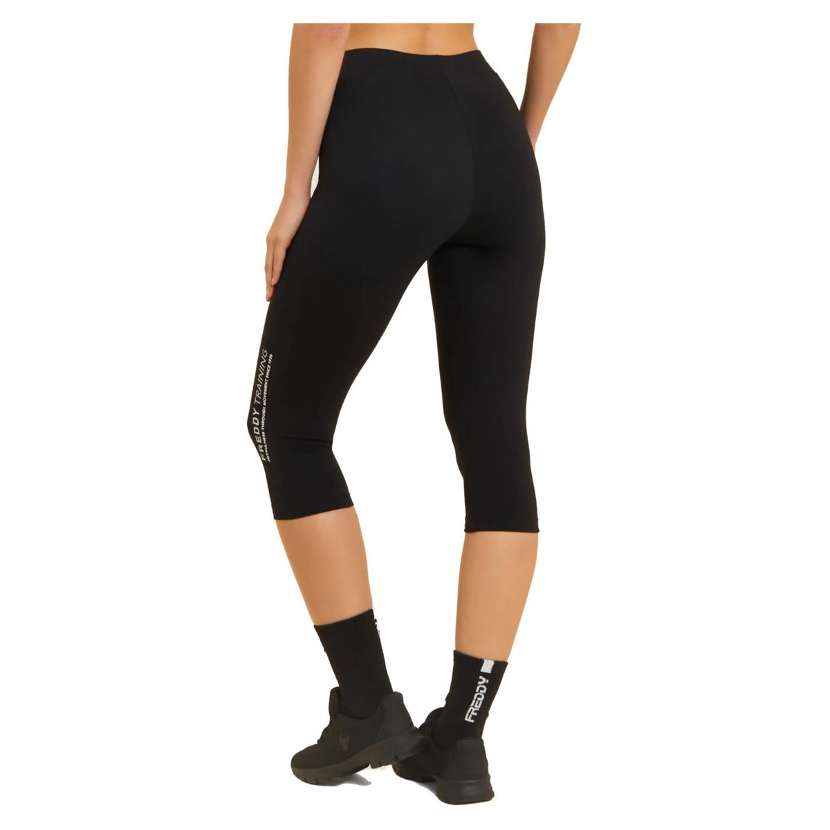 FREDDY TRAINING EVO 3/4 PANT - Nero - vista 2