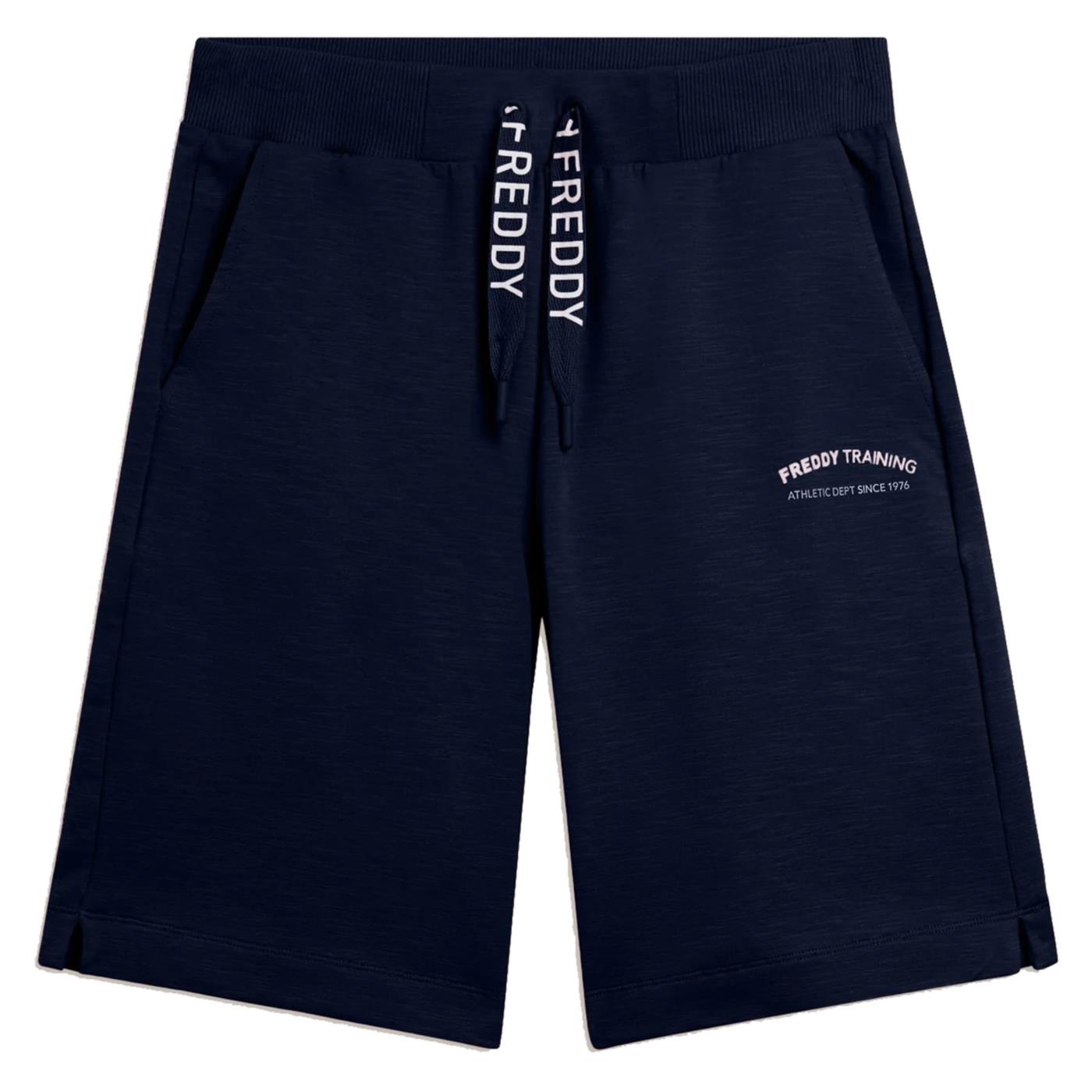 FREDDY FLAMED STRETCH BERMUDA - Blu - immagine principale