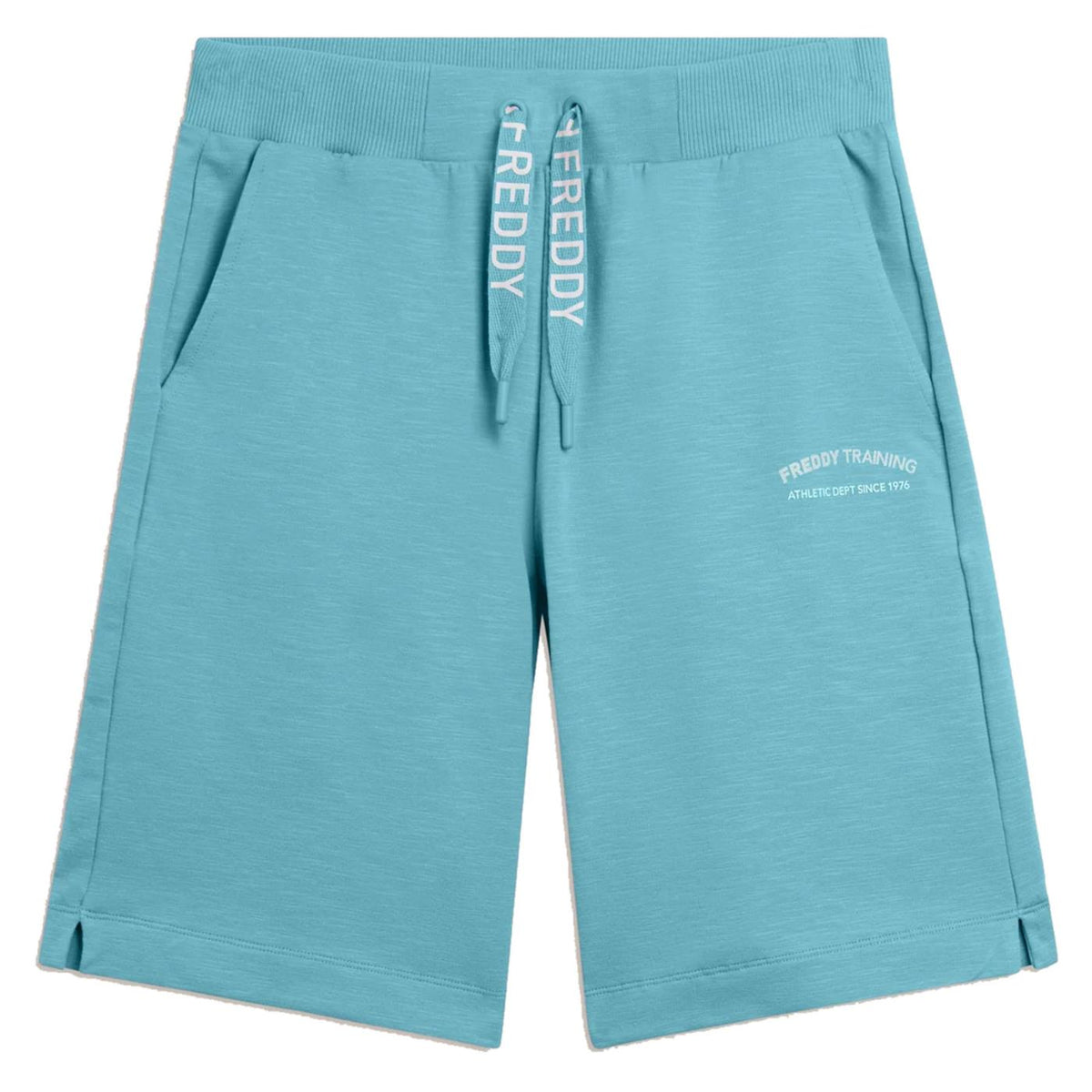 FREDDY FLAMED STRETCH BERMUDA - Azzurro - immagine principale