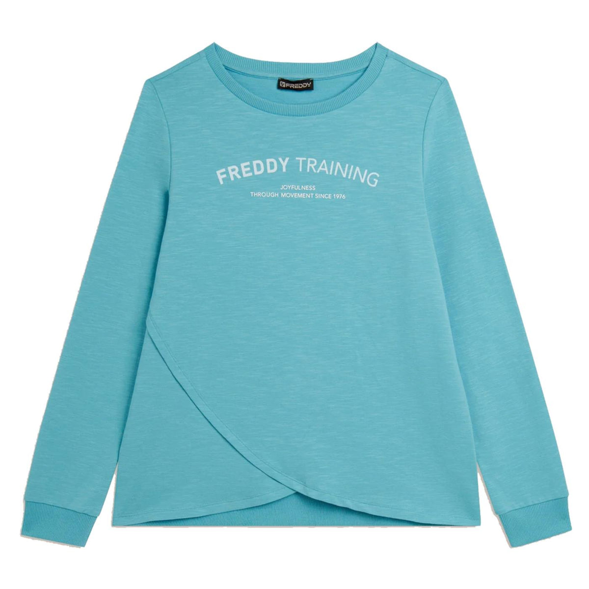 FREDDY FELPA CREW TRAINING EVO - Azzurro - vista 3