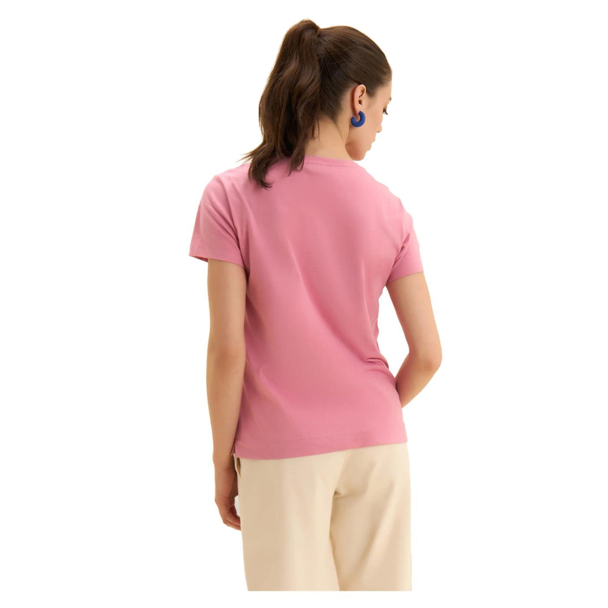 FREDDY T-SHIRT LIGHT JERSEY - Rosa - vista 2