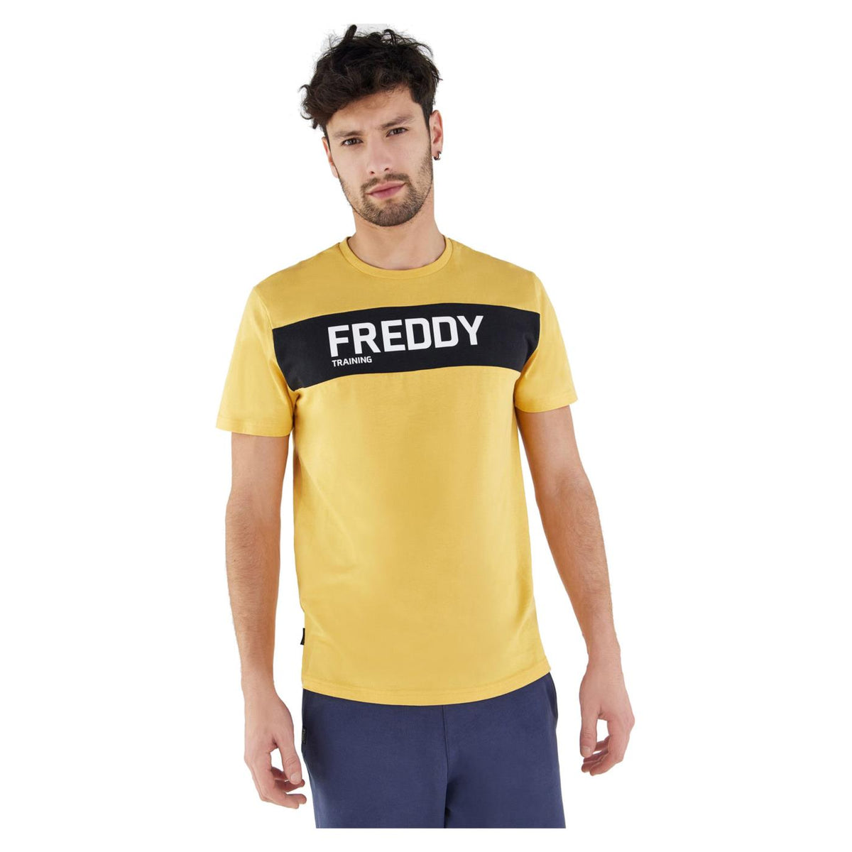 FREDDY MAGLIA MANICA CORTA - Giallo - vista 3