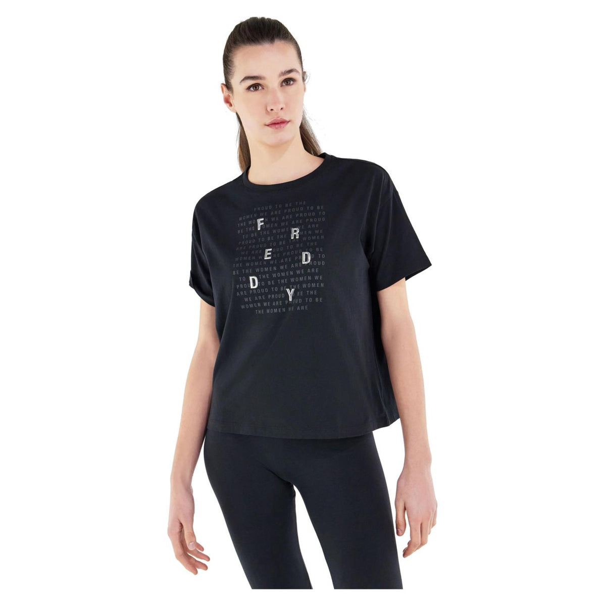 FREDDY MAGLIA MANICA CORTA - Nero - vista 3