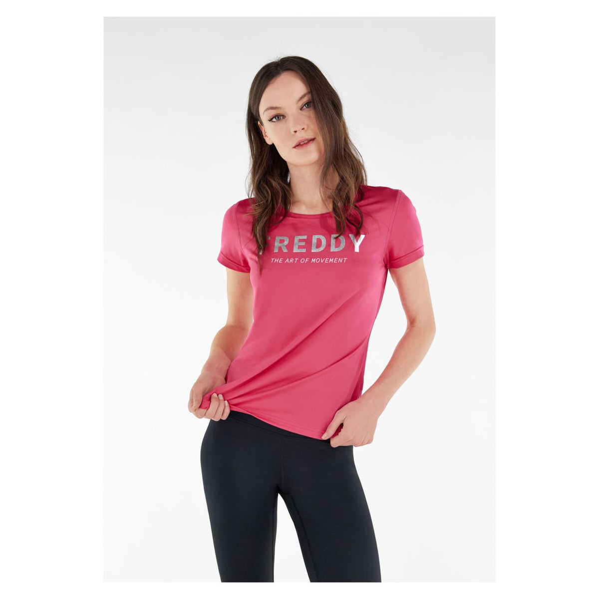 FREDDY MAGLIA MANICA CORTA - Fucsia - vista 3