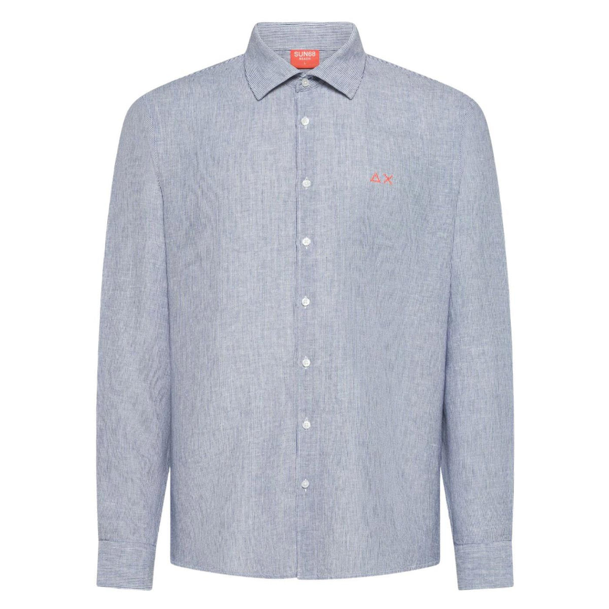 SUN68 SHIRT CLASSIC STRIPE - C1-azzurro - immagine principale